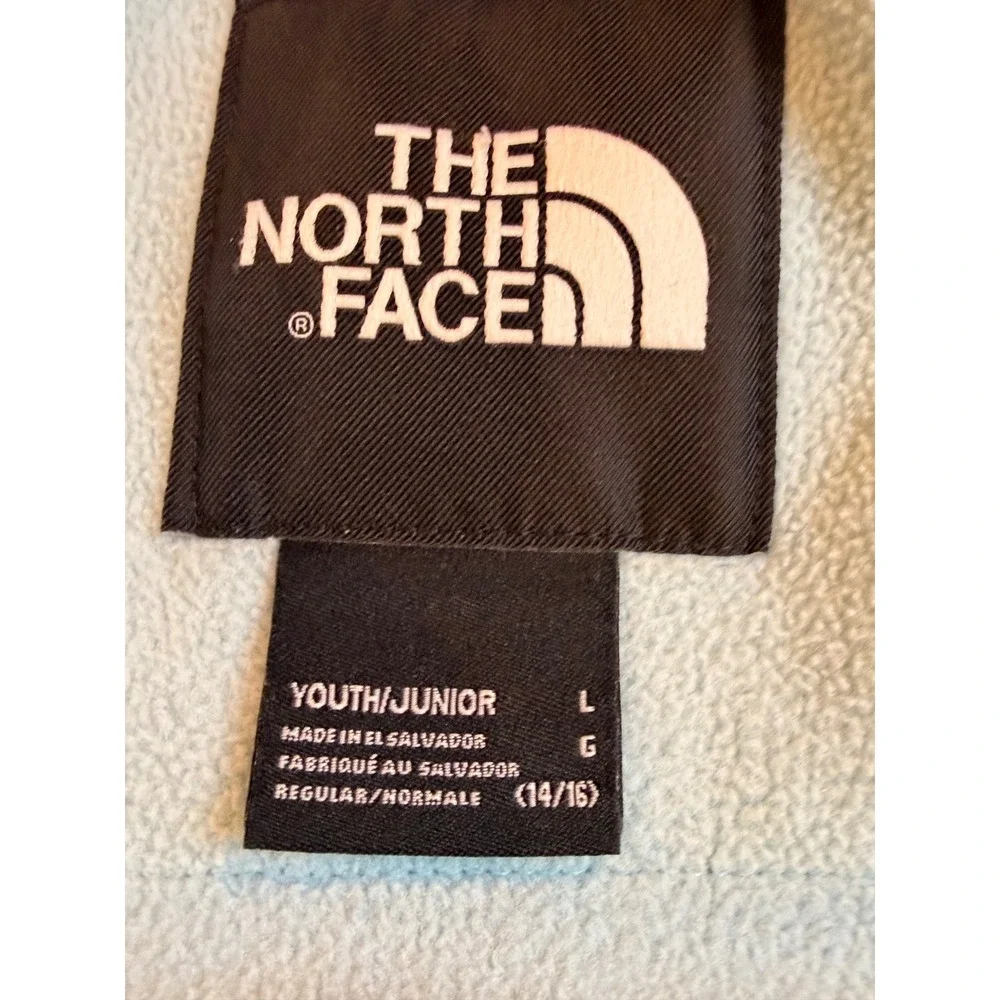 The North Face Denali 2 Fleece Jacket Youth Large 14/16 Blue Black NF0A3N05RT5